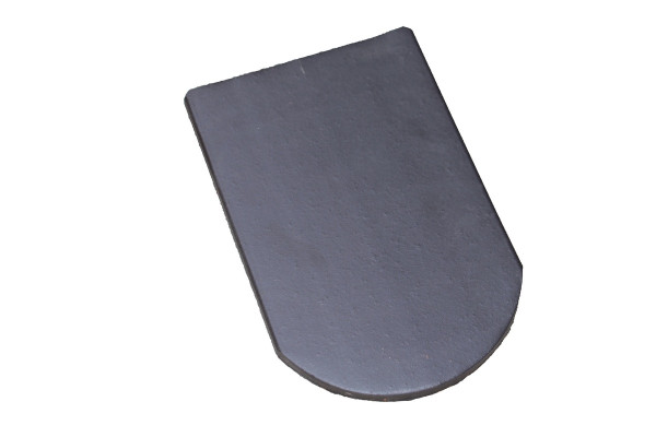 CRE KLASSIK Biber Traufziegel RS Nuance altgrau engobiert 18x26cm ROG