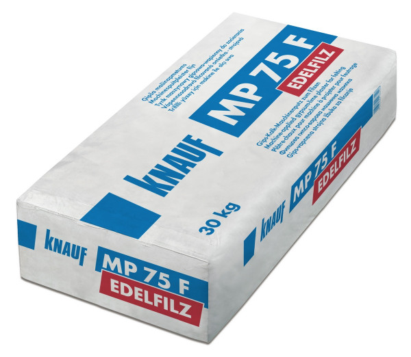 Knauf MP 75 F Edelfilz 30kg Gips-Kalk-Putz