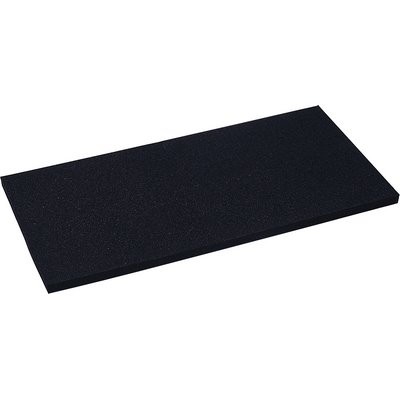 Triuso Reibebrett Belag schwarz 14x28cm 8mm