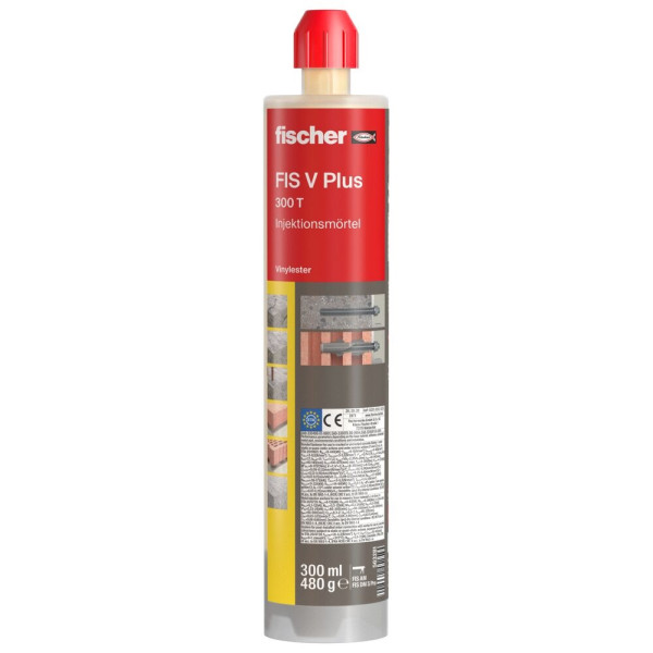 Wysokowydajna zaprawa Fischer FIS V 300 T z mieszadłem statycznym