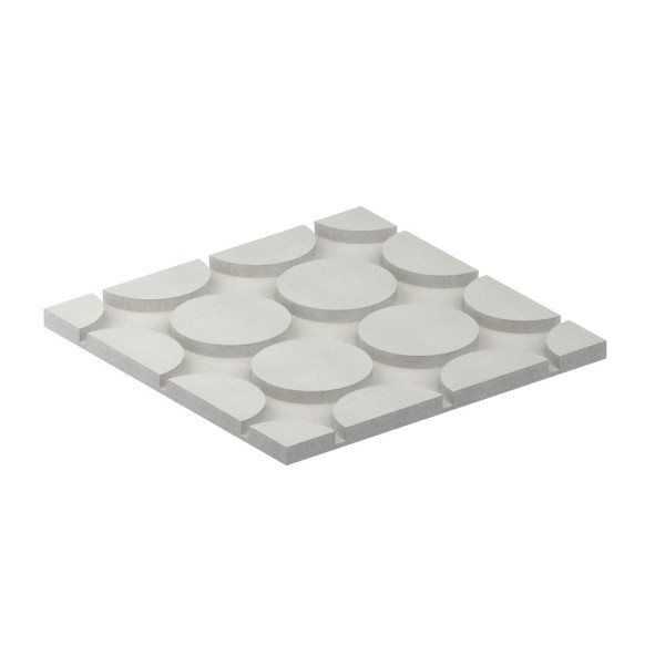 FCEE Therm25 Fußbodenheizelement rund 500x500x25mm - Nutabstand 167mm
