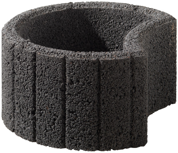 Pflanzring Dorill groß 25cm anthrazit haufwerksporig