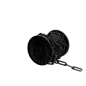SWG KS-Regenablaufkette schwarz 8mm - 12lfm