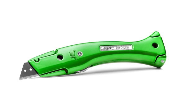 Nóż uniwersalny Delphin®-03 Style Edition Candy Green z plastikowym kołczanem