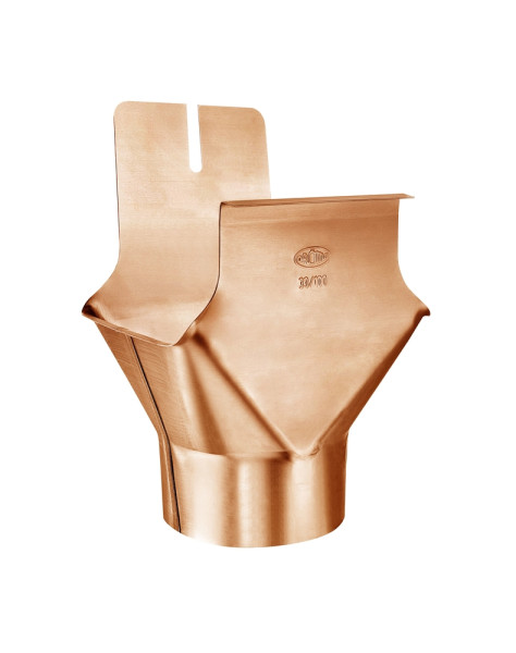 Grömo CU-Einhangstutzen kastenform 333/100 rundes Rohr