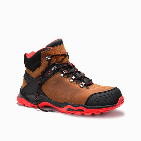 Elten Stiefel jo_POWERFUL brown Mid S3 braun - Gr. 46 - 16621-46