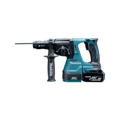 Makita Akku-Kombihammer DHR243RTJ SDS-PLUS 2x18V 5.0Ah