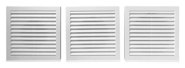 Upmann ventilation grille DN 125 white plastic - 66031