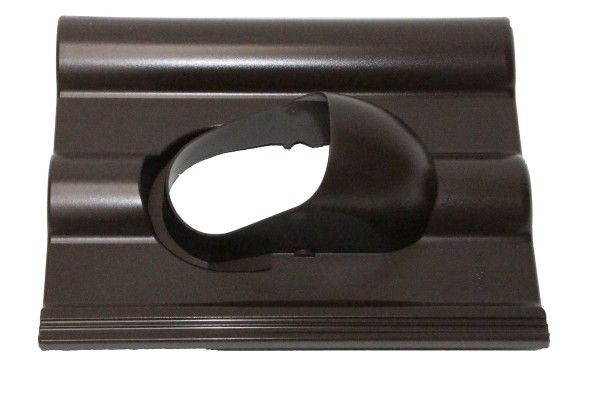 Klöber Venduct® Grundplatte o. Rohr KE0007 f. Heidelberger-Dachstein dkbraun