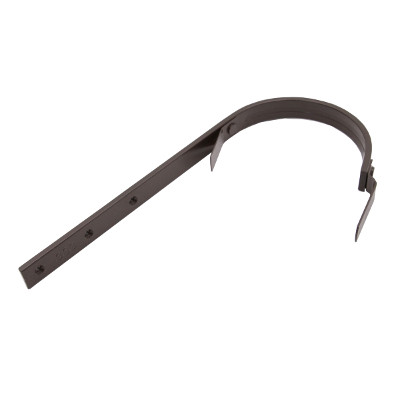 PREFA gutter hook medium 333/28x7x383mm brown