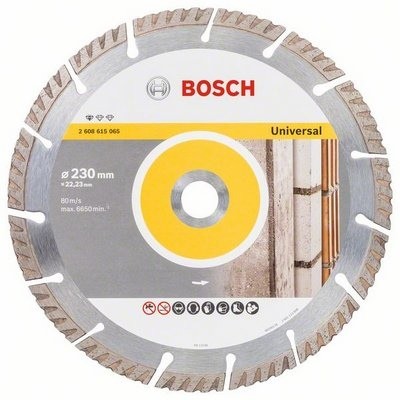 Bosch Diamanttrennscheibe Standard Universal - 230x22.23x2x10mm