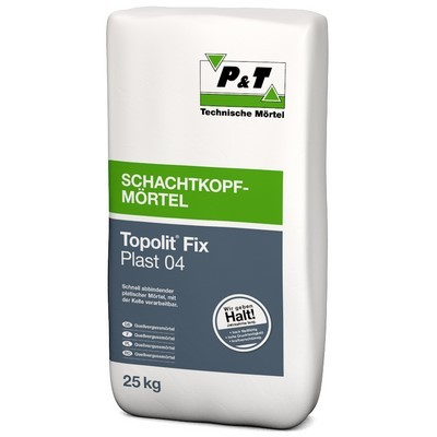 P&T Topolit Fix Plast 04 25kg Schachtkopfmörtel 0-4mm - 1062