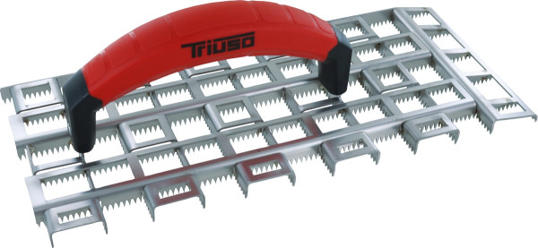 Triuso grinding rasp CrocoMax 28x14cm stainless steel 2-K handle