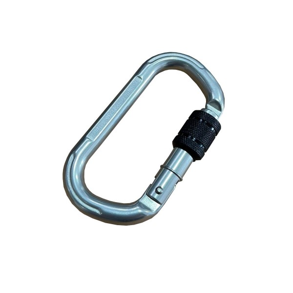 SECURANTA Kratos Alukarabiner oval Schrauber ÖW 15mm Keylock