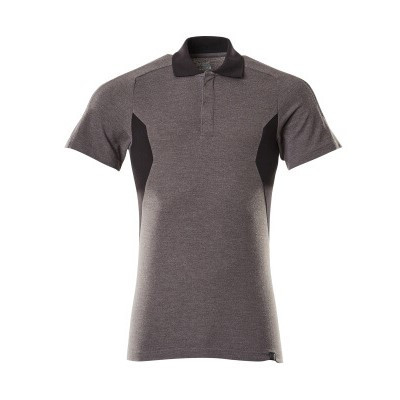 Koszulka polo MASCOT® ACCELERATE ciemny antracyt/czarny – rozmiar. JEDEN