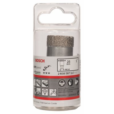 Bosch Diamanttrockenbohrer Dry Speed Best Keramik 25x35mm