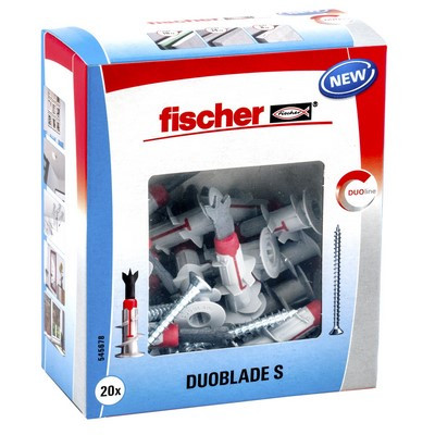 Fischer Gipskartondübel DUOBLADE S LD 20 Stück