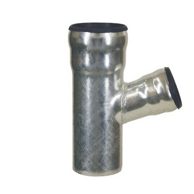 LORO-X Reduktionsabzweig fvz m. Steckmuffenverbindung DN100/70 70Grad