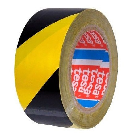 tesa® Warnband 33mx50mm gelb/schwarz