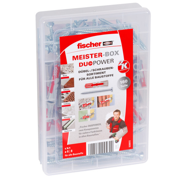 Fischer Meister-Box Meisterbox DUOPOWER + Schrauben-535972