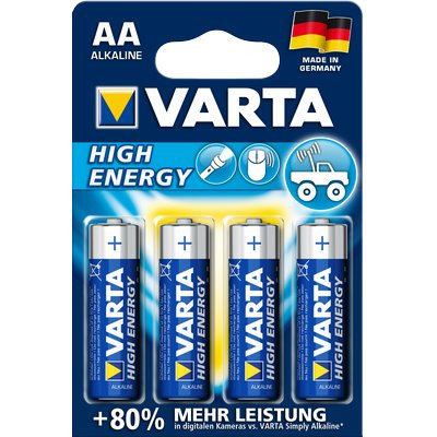 VARTA Batterie High Energy AA Alkaline 4er DE-Blister