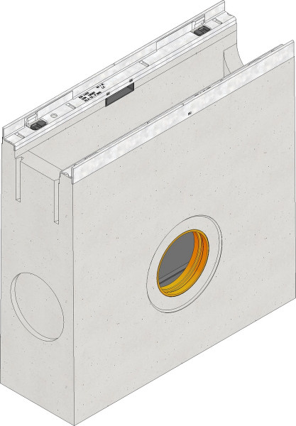 Faserfix KS 100 Einlaufkasten bis Typ 10 500x160x500mm vz mit Kunststoff-Eimer