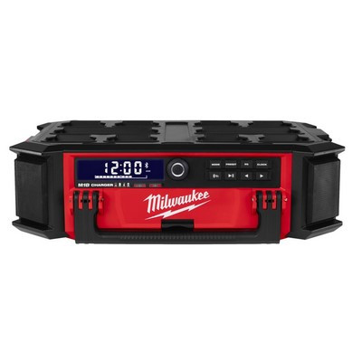 Milwaukee M18™ PACKOUT™ Akku-/Netz-Radio mit Ladefunktion ohne Akkus u. Ladegerät