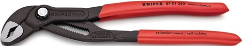 KNIPEX Cobra® high-tech water pump pliers 150mm polished grey atrament. - 87 01 150