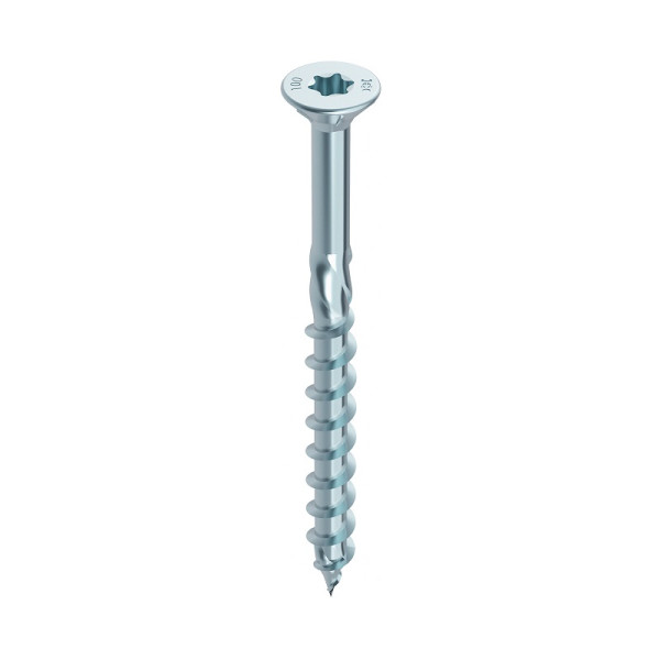 HECO-TOPIX countersunk head screw 4x50 T-Drive with milling rib V2A plain sliding. TG