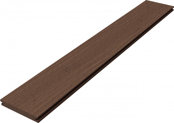 Barfußdiele PREMIUM PLUS massiv lavabraun 6000x145x21mm