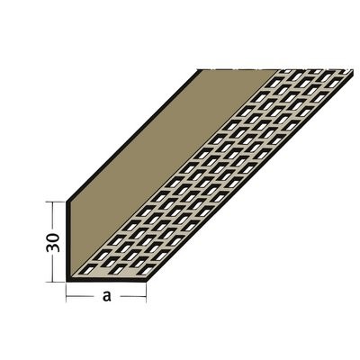 Maisch Lüftungswinkel schwarz 2.5m 03612 250,0 90 - 30x30mm