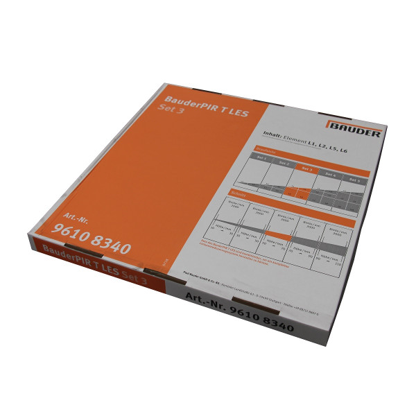 BauderPIR T LES - Set 3 Linienentwässerungssystem