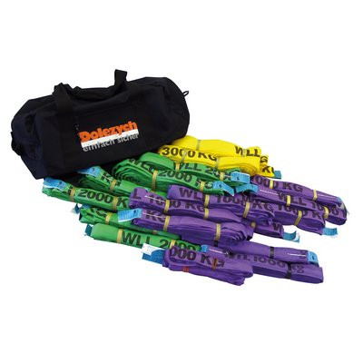 Dolezych PES Rundschlingen-Set in Sporttasche DIN EN 1492-2