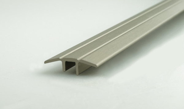 Repac Übergangsprofil PLP Design Aluminium 33mm x 100cm Edelstahl Optik