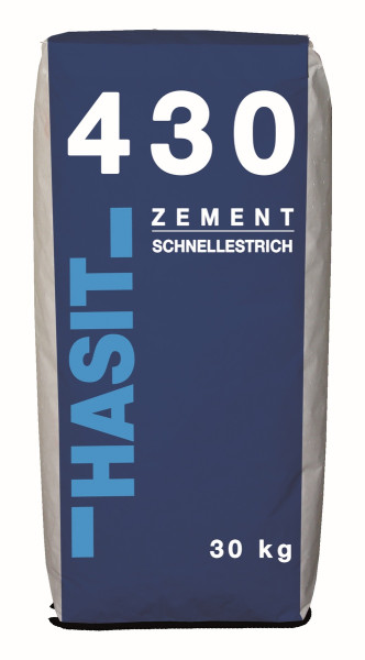 Hasit 430 Cement Quick-Setting Screed 30kg Bag - Ready-Mixed