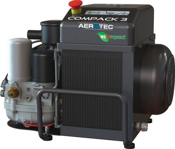 Sprężarka śrubowa Aerotec COMPACK 3 10 bar 360l/min 3kW AEROTEC