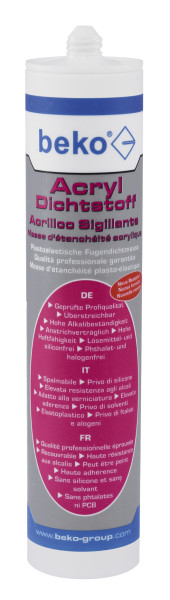 Beko Acryl-Dichtstoff 310ml weiß