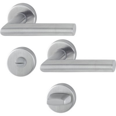 Zestaw klamek do drzwi HOPPE Amsterdam WC E1400Z/42KV/42KVS - 3289735