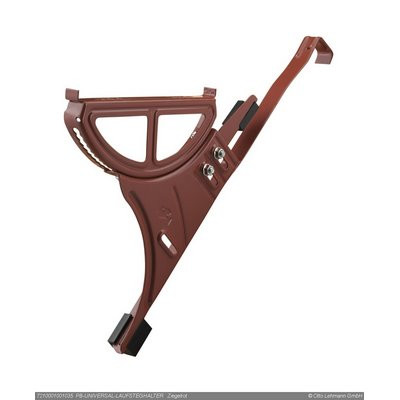 LEH PB UNI-Laufsteghalter 250mm z. Einhängen ziegelrot