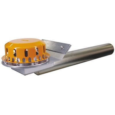 LORO Rainstar Attika-Notablauf RB m. Klemmflansch f. Bitumen DN100 01371.100X