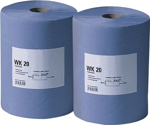 Promat Putztuch WK 30 blau 3-lagig 380x380mm volumengeprägt 500
