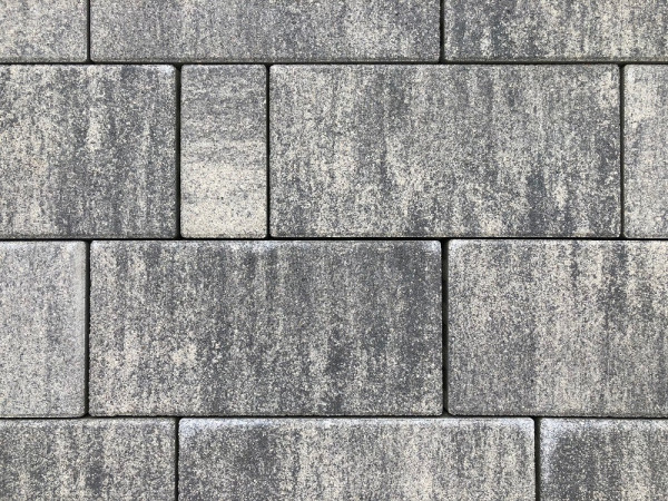 BWL Carre Pflasterstein 30x20x8cm weiß-grau-meliert