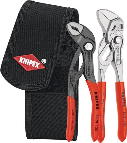 KNIPEX Mini-Zangenset 2-teilig in Werkzeuggürteltasche