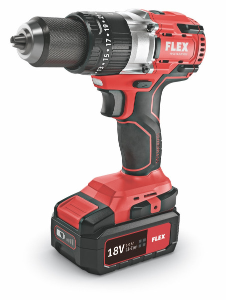 FLEX Akku Schlagbohrschrauber PD 2G 18.0-EC FS55 m. 2x5 AH Akku