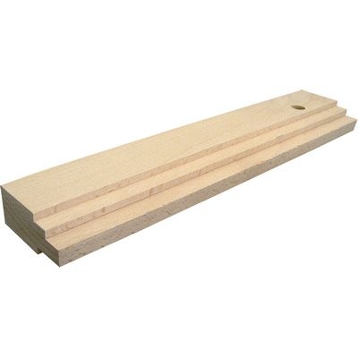 Triuso Schlagholz 300x55x25mm Hartholz m. Falz