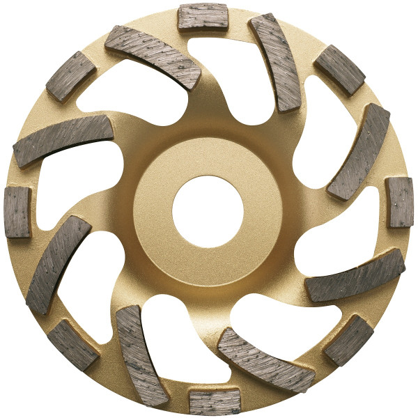 Diewe New Fan Cup Universal Gold Diamant-Schleiftopf Ø 125mm 22.23