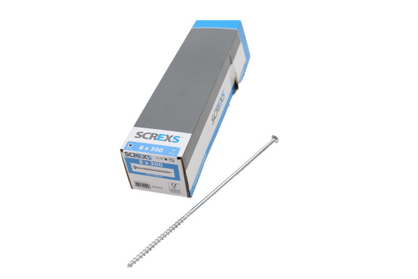 SWG Holzbauschraube Vz Tx 40 8.0x300 m. Senkkopf - 50 Stück