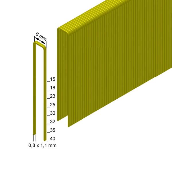 Prebena Heftklammern ES23CNKHA 5200 Stück/Pack