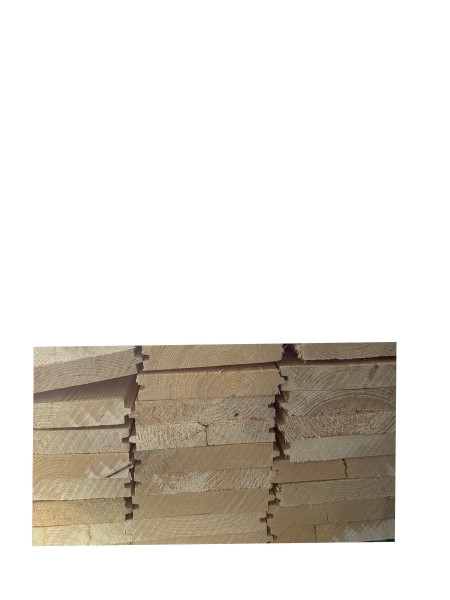 Rauhspund Fichte/Tanne m. Keilnut 8mm 28x157x5000mm - gehobelt tech. getrock.