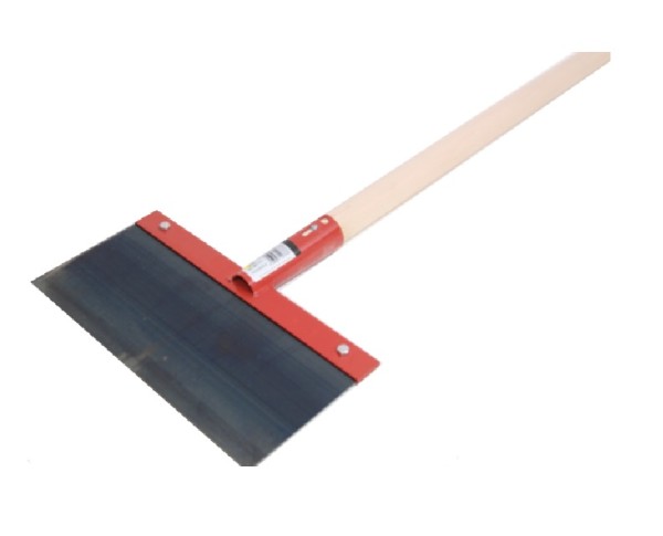 Triuso Stoßscharre m. Stiel montiert 300x1.0mm lackiert